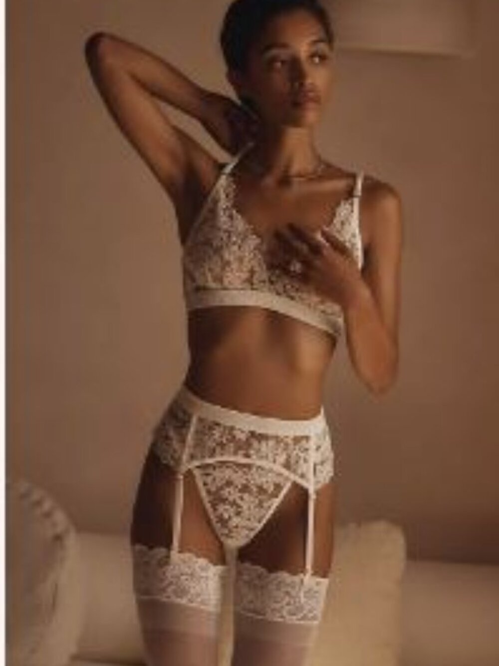 Kilo Brava White Lace Bralette 3x